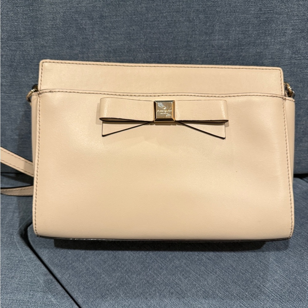 Kate Spade Beige Crossbody Bag with Dust Bag